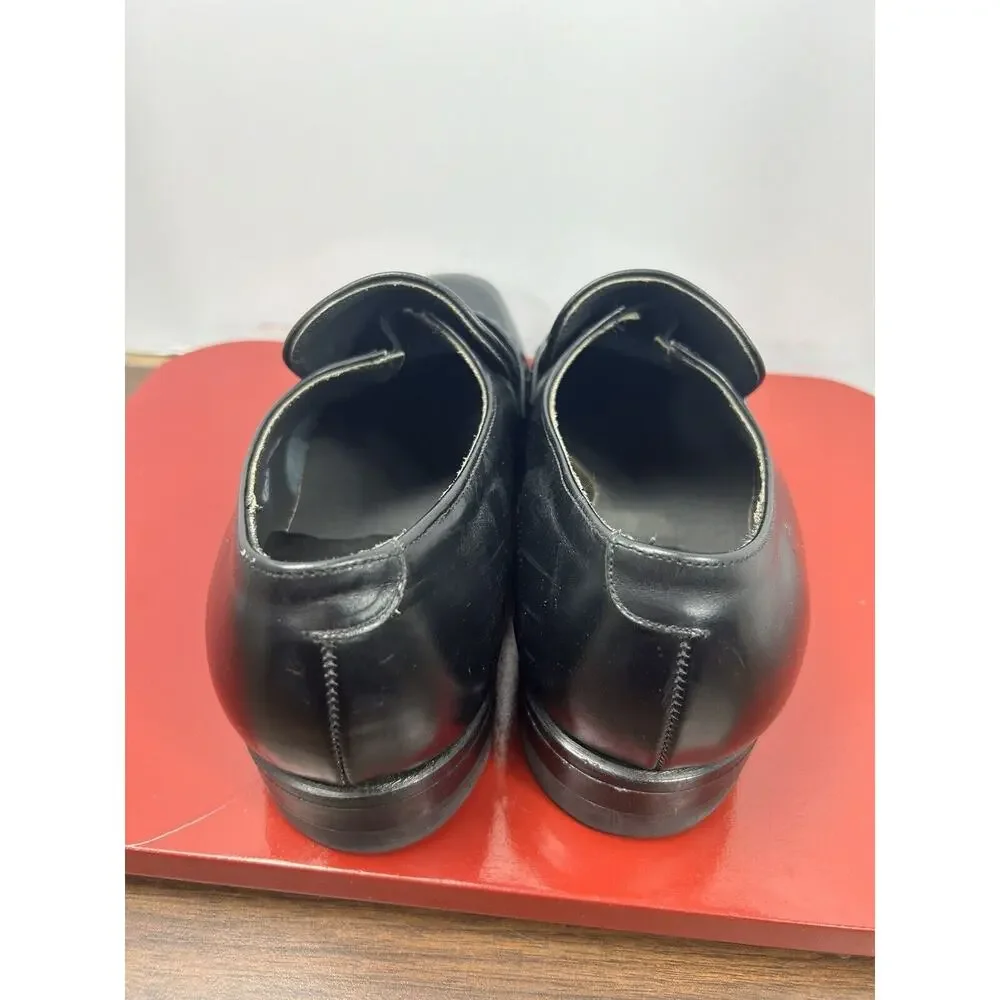 Black Leather Men’s 8.5‎ by Leather Classics By Mason Dress Shoes Goodyear Heels